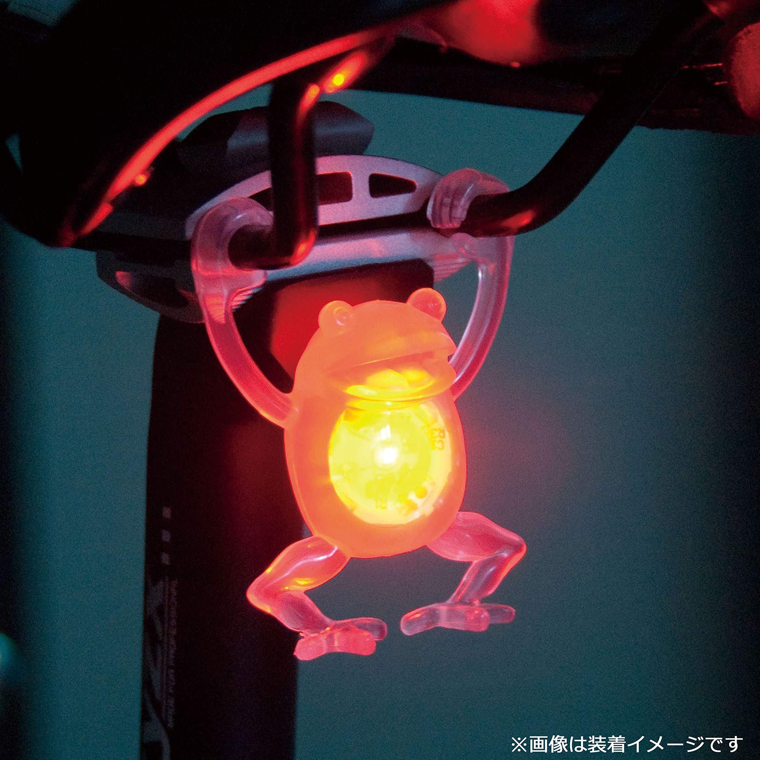 Amazon | I live(アイリブ) ぶらさカエル [黄] 自転車用LEDテール